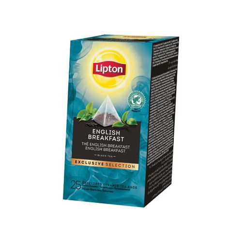 Lipton Lipton thee Exclusive Selection, English Breakfast, doos van 25 zakjes