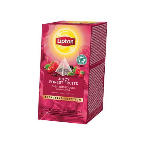 Lipton Lipton thee Exclusive Selection, Bosvruchten, doos van 25 zakjes