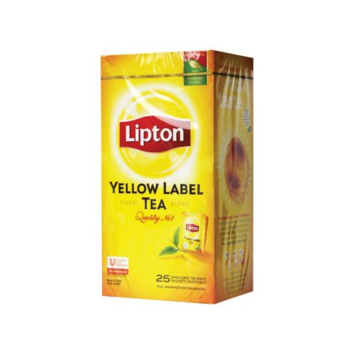 Lipton Lipton thee Feel Good Selection, Yellow label, doos van 25 zakjes