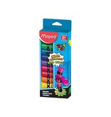 Maped Maped Color'Peps plakkaatverf, tubes van 12 ml, ophangdoos met 12 tubes in geassorteerde kleuren