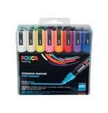 Posca Posca paintmarker PC-5M, etui met 16st in assorti