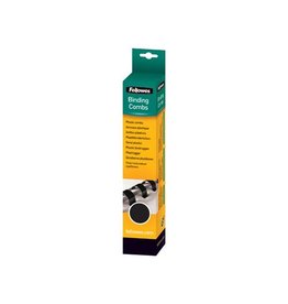 Fellowes bindruggen, pak van 25 stuks, 16 mm, zwart