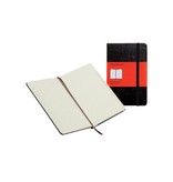 Moleskine Moleskine adresboek 13x21cm gelijnd harde cover 192bl zw.