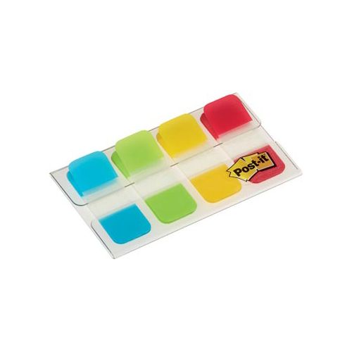 Post-it Post-it index Strong, ft 15,8 x 38,1 mm, blister met 4 kleuren, 10 tabs per kleur