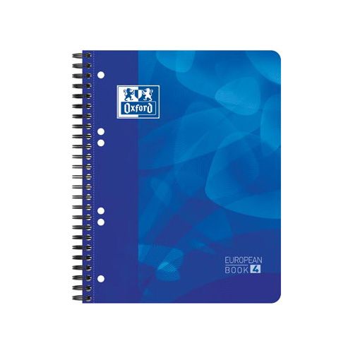 Oxford Oxford projectbook A5+, gelijnd, 6-gaatsperforatie, blauw