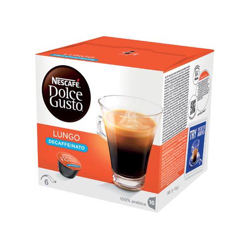 Nescafé Dolce Gusto Nescafé Dolce Gusto koffiecapsules, Lungo Decaffeinato, pak van 16 stuks