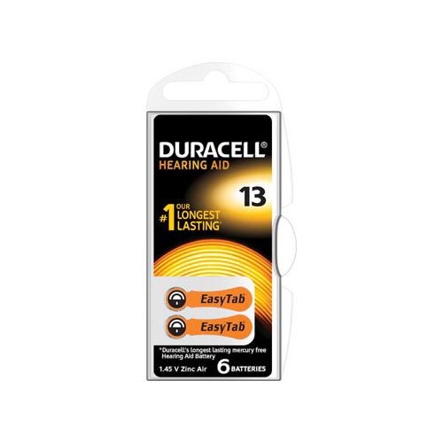 Duracell Duracell hoortoestelbatterijen DA13, blister van 6 stuks