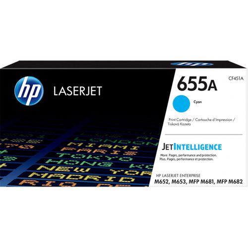 HP HP 655A (CF451A) toner cyan 10500 pages (original)