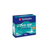 DVD-RW Verbatim 2Xspeed Jewelcase (5)