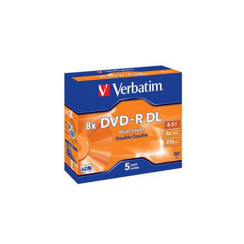 DVD-R Verbatim 8X DL Jewelcase (5)