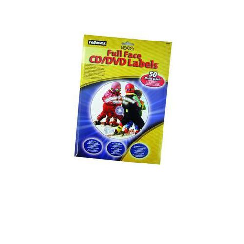 Fellowes Full Coverage Label CD/DVD