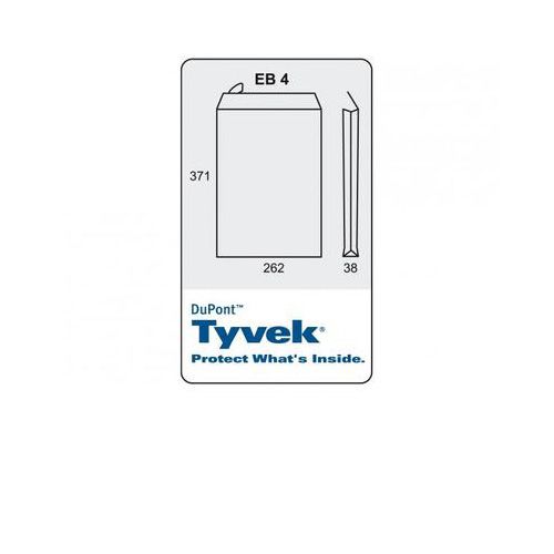 Tyvek Envelop Tyvek EB4 uitklap (100)