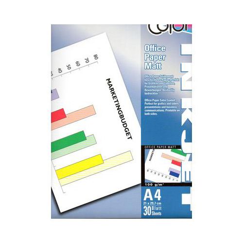 Mat Officepaper 2zijdig, 100gr, A4, 3