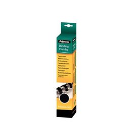 Fellowes Fellowes bindruggen, pak van 25 stuks, 10 mm, zwart