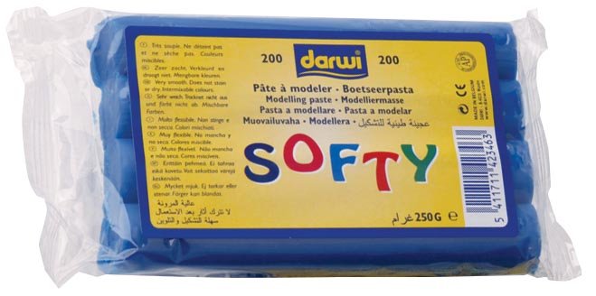 Darwi Darwi boetseerpasta Softy blauw