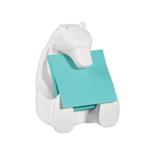 Post-it Post-it Super Sticky Z-notes dispenser, beer, voor ft 76 x 76 met 1 blok van 90 blaadjes blauw