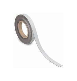 Maul MAUL magnetisch etiketband beschrijf- en wisbaar, 10mtx20mm, wit