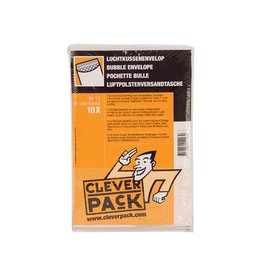 Cleverpack Cleverpack luchtkussenenveloppen, ft 100 x 165 mm, met stripsluiting, wit, pak van 10 stuks