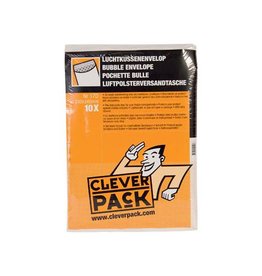 Cleverpack Cleverpack luchtkussenenveloppen, 230x340 mm, wit, 10st