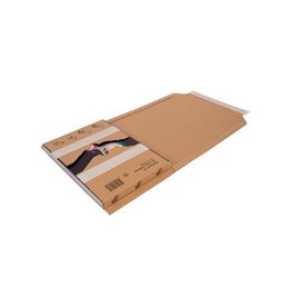 Cleverpack Cleverpack wikkelverpakking uit golfkarton, ft 215 x 305 x 20 / 80 mm, pak van 10 stuks