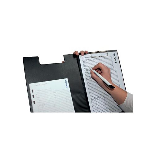 Maul MAUL klembordmap met insteek binnenzijde A4 staand zwart