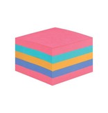 Post-It Super Sticky Post-it Super Sticky Notes kubus, 440 vel, ft 76 x 76 mm, geassorteerde regenboogkleuren