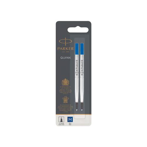 Parker Parker Quink vulling voor roller blauw, 2st