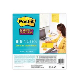 Post-It Super Sticky Ss Big Notes 30V 280X280 Geel [1st]