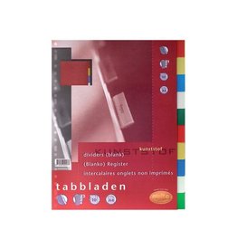 Multo Multo tabbladen A4, 23-gaatsperforatie, assorti