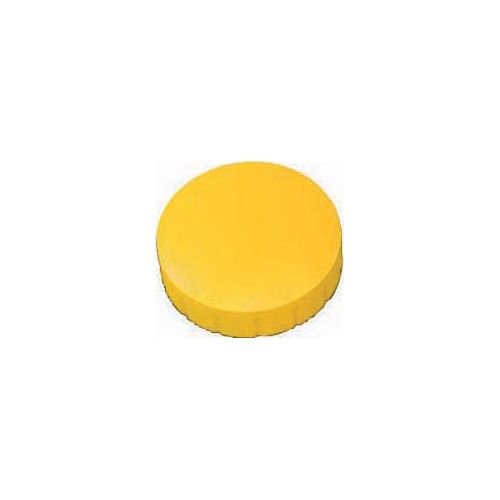 Maul Maul magneet MAULsolid, 24x8mm, geel, doos met 10st