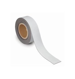 Maul MAUL magnetisch etiketband beschrijf- en wisbaar, 10mtx50mm, wit