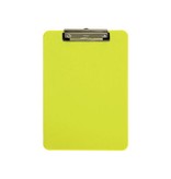 Maul MAUL klemplaat Neon hard kunststof A4 staand geel transparant