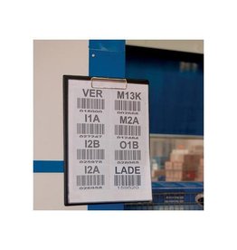 Maul MAUL klemplaat pvc met 2 magneten op de achterzijde A4 staand zwart