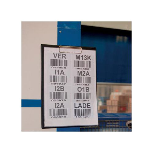 Maul MAUL klemplaat pvc met 2 magneten op de achterzijde A4 staand zwart