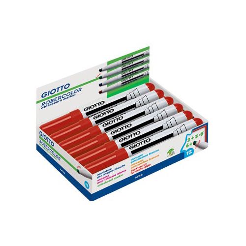 Giotto Giotto Robercolor whiteboardmarker maxi schuine, rood [12st]