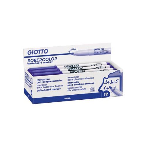 Giotto Giotto Robercolor whiteboardmarker, medium, ronde punt, blauw