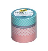 Folia Folia washi tape geometrie, pak met 4st in assorti