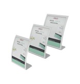 Deflecto Deflecto gebogen folderhouder ft A4