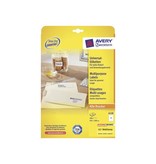 Avery Zweckform Avery Zweckform 6120, Universele etiketten, Ultragrip, wit, 25+5 vel,  4 per vel, 105 x 148 mm