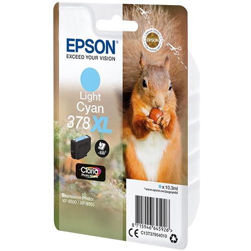 Epson Epson 378XL (C13T37954010) ink light cyan 830p (original)