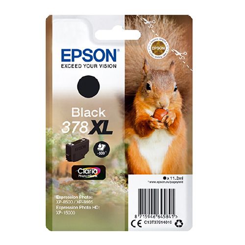 Epson Epson 378XL (C13T37914010) ink black 500 pages (original)