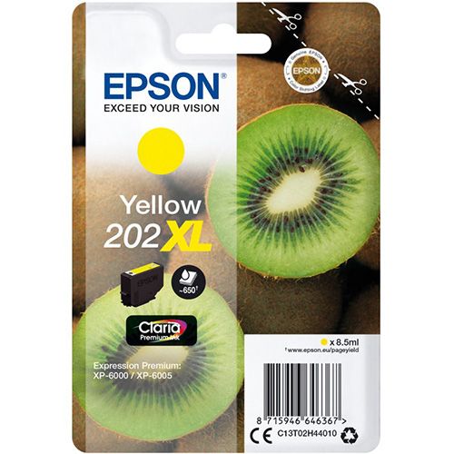 Epson Epson 202XL (C13T02H44010) ink yellow 650 pages (original)