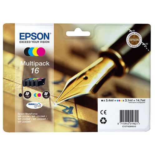 Epson Epson 16 (C13T16264010) multipack c/m/y/bk 670p (original)