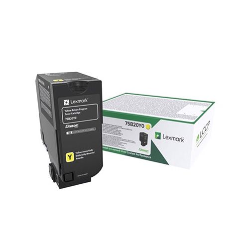 Lexmark Lexmark 75B20Y0 toner yellow 10000 pages (original)