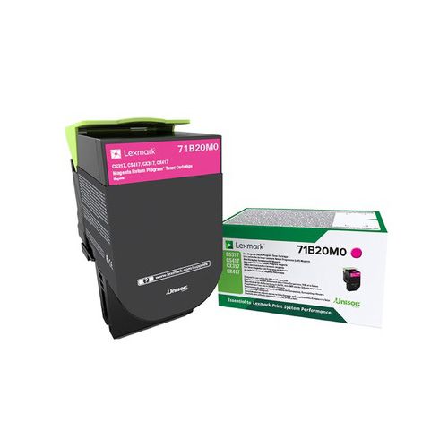Lexmark Lexmark 71B20M0 toner magenta 2300 pages return (original)