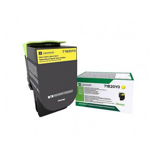 Lexmark Lexmark 71B20Y0 toner yellow 2300 pages return (original)