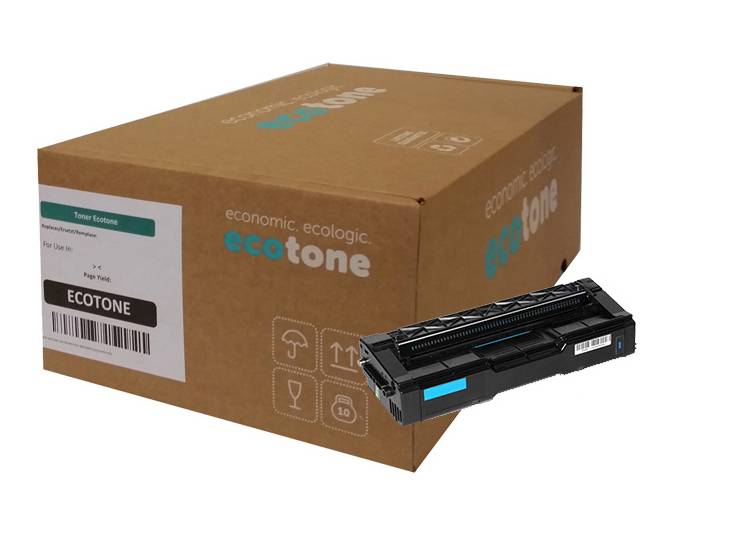 Ecotone Ricoh SP C252E (407532) toner cyan 4000p (Ecotone) CC