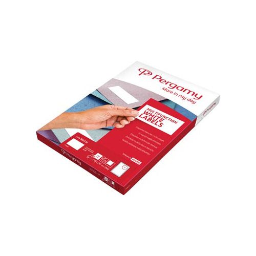 Pergamy Pergamy witte etiketten, ft  105 x 42,3, rechte hoeken, pak van 1400 etiketten