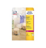 Avery Zweckform Avery transparante Crystal Clear etiketten ft 63,5 x 38,1 mm, 525 etiketten, 21 per vel