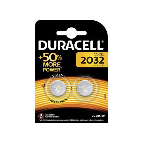 Duracell Duracell knoopcel Electronics DL/CR 2032 3 volt blister 2st